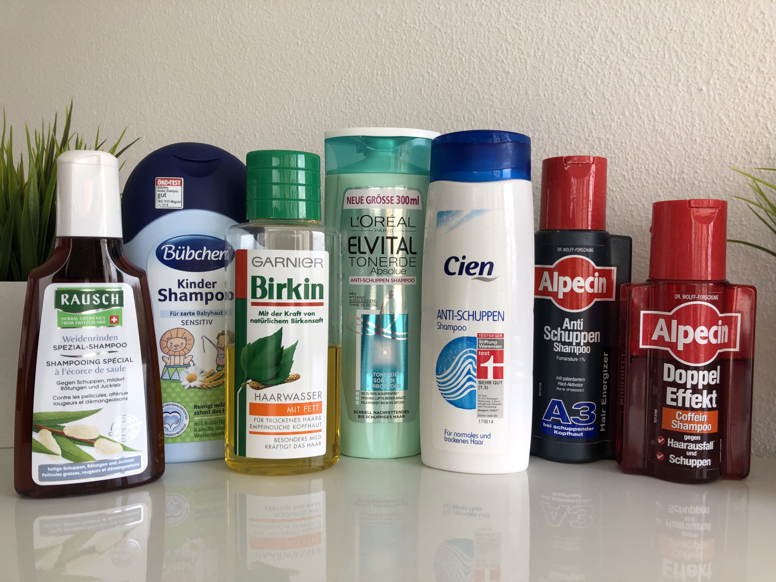 Schuppen auf der Kopfhaut Shampoos